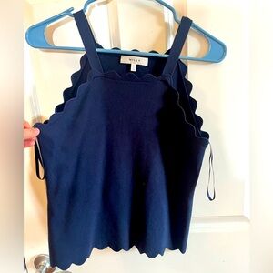 Never been worn Milly Navy tank top
